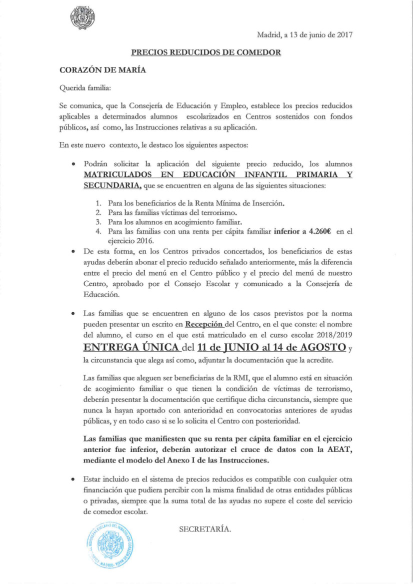 PreciosReducidosComedor